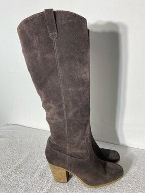 Denim & Supply Ralph Lauren Colby Brown Suede Leather Knee High Boots 10